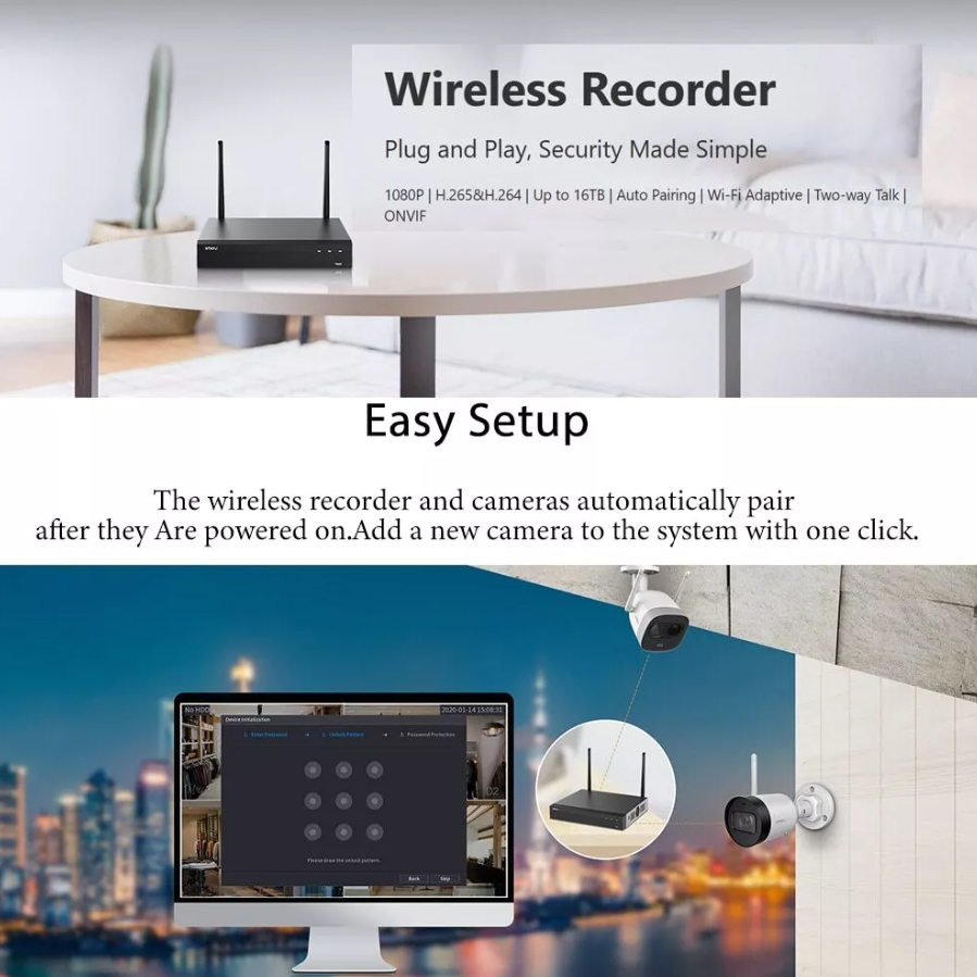 DAHUA | Hero Series 3MP & 5MP Indoor Fixed-Focal Wi-Fi Pan & Tilt Network Camera H5A